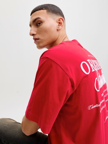 JACK & JONES Тениска 'JORNORREBRO' в червено