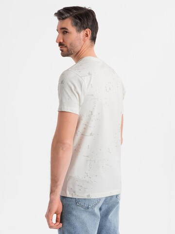 T-Shirt Ombre en blanc