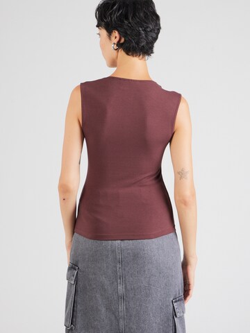 WEEKDAY Top 'Elin' - Červená