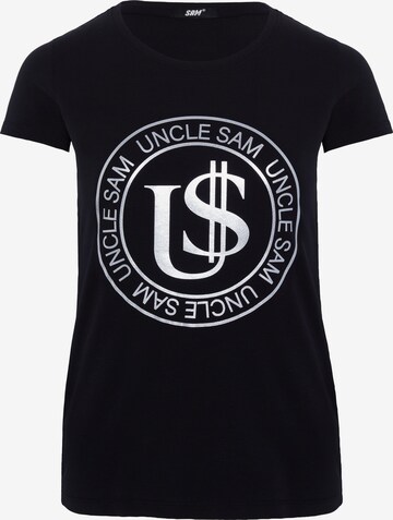 UNCLE SAM Shirt in Black: front