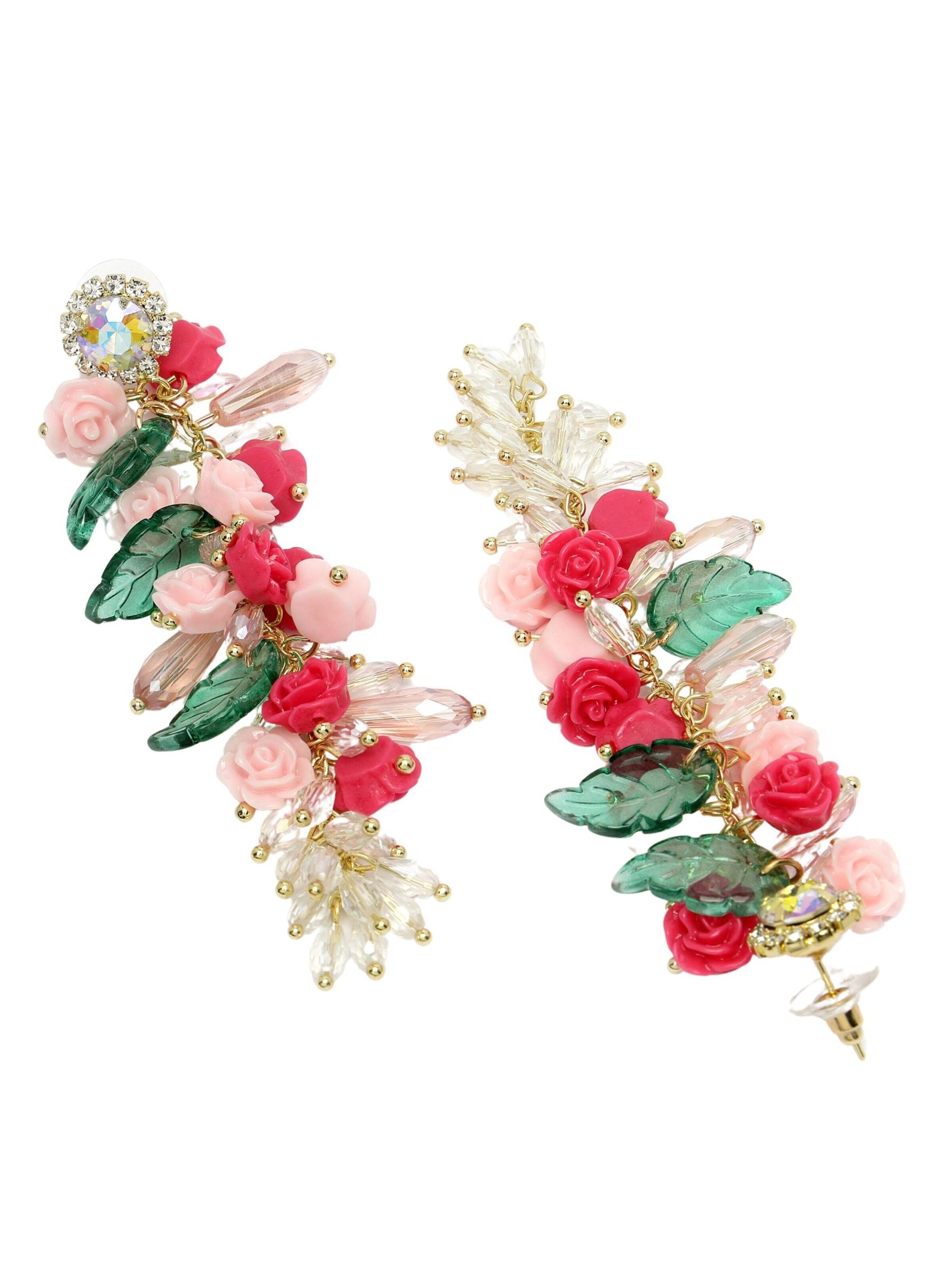 Boucles d'oreilles 'Opheliana' AVANT-GARDE PARIS en rose