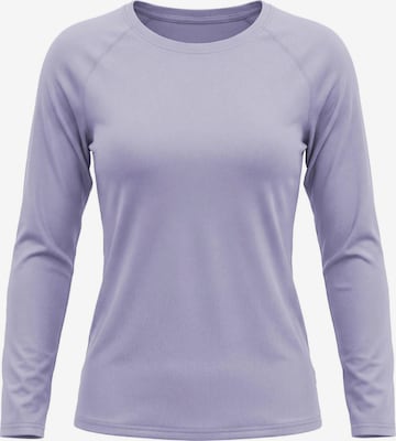 MEETWEE Sporttop 'UV Protection Shirt' in Lila: voorkant