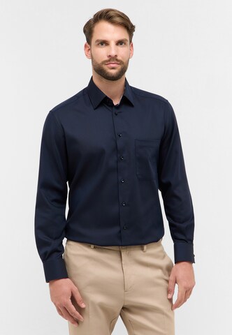 ETERNA Comfort Fit Hemd in Blau: Vorderseite