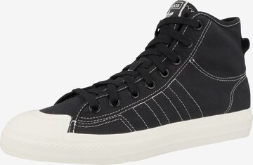 ADIDAS ORIGINALS Hög sneaker 'Nizza Rf' i svart: framsida