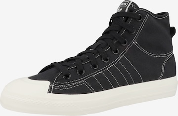 ADIDAS ORIGINALS High-top trainers 'Nizza' in Black: front