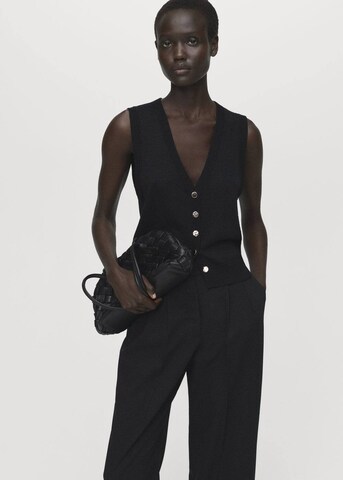 MANGO Wide Leg Hose 'Cristi' in Schwarz
