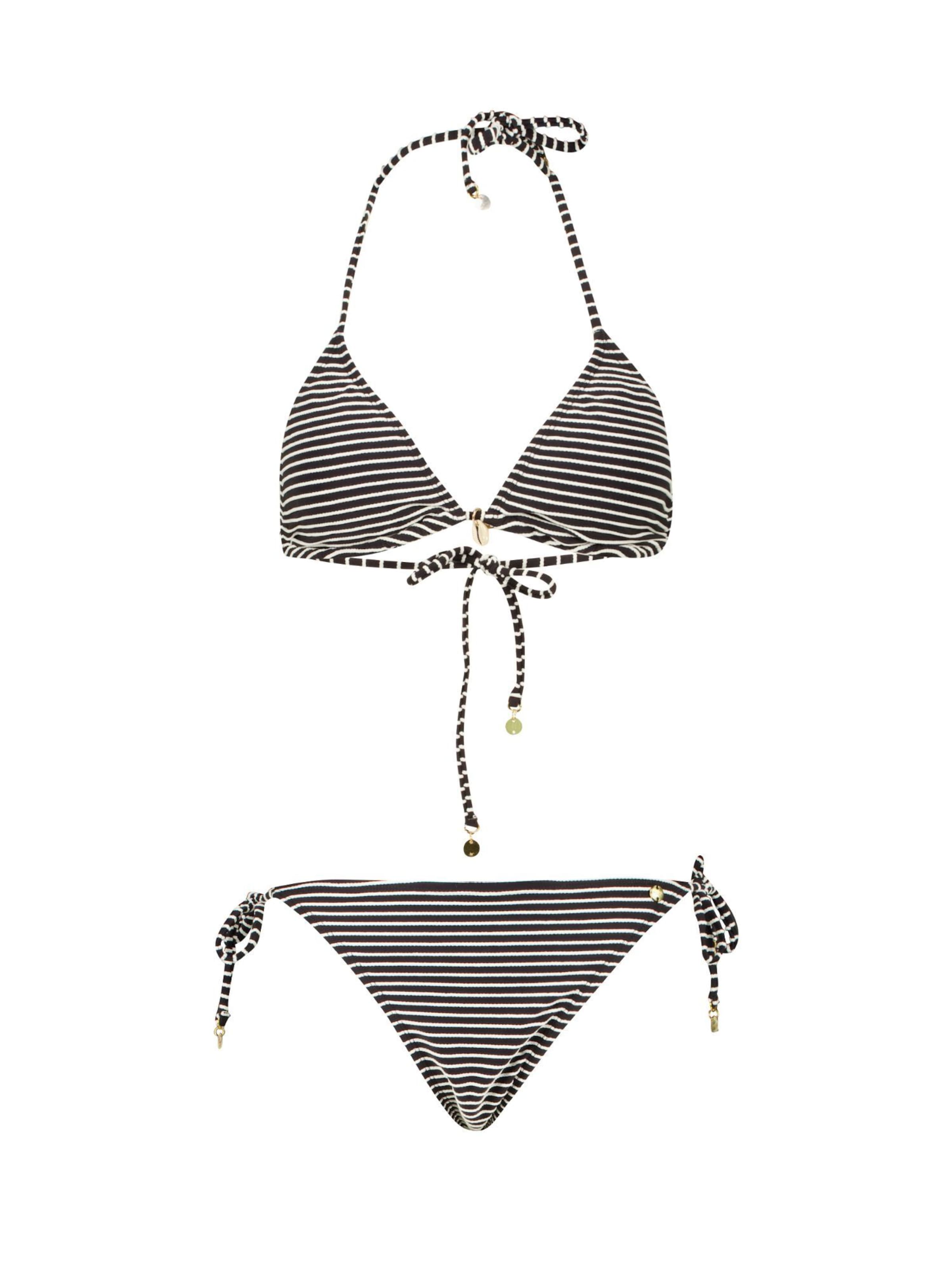 Triangle Maillot de bain ' BALINA ' Deeluxe en noir : devant