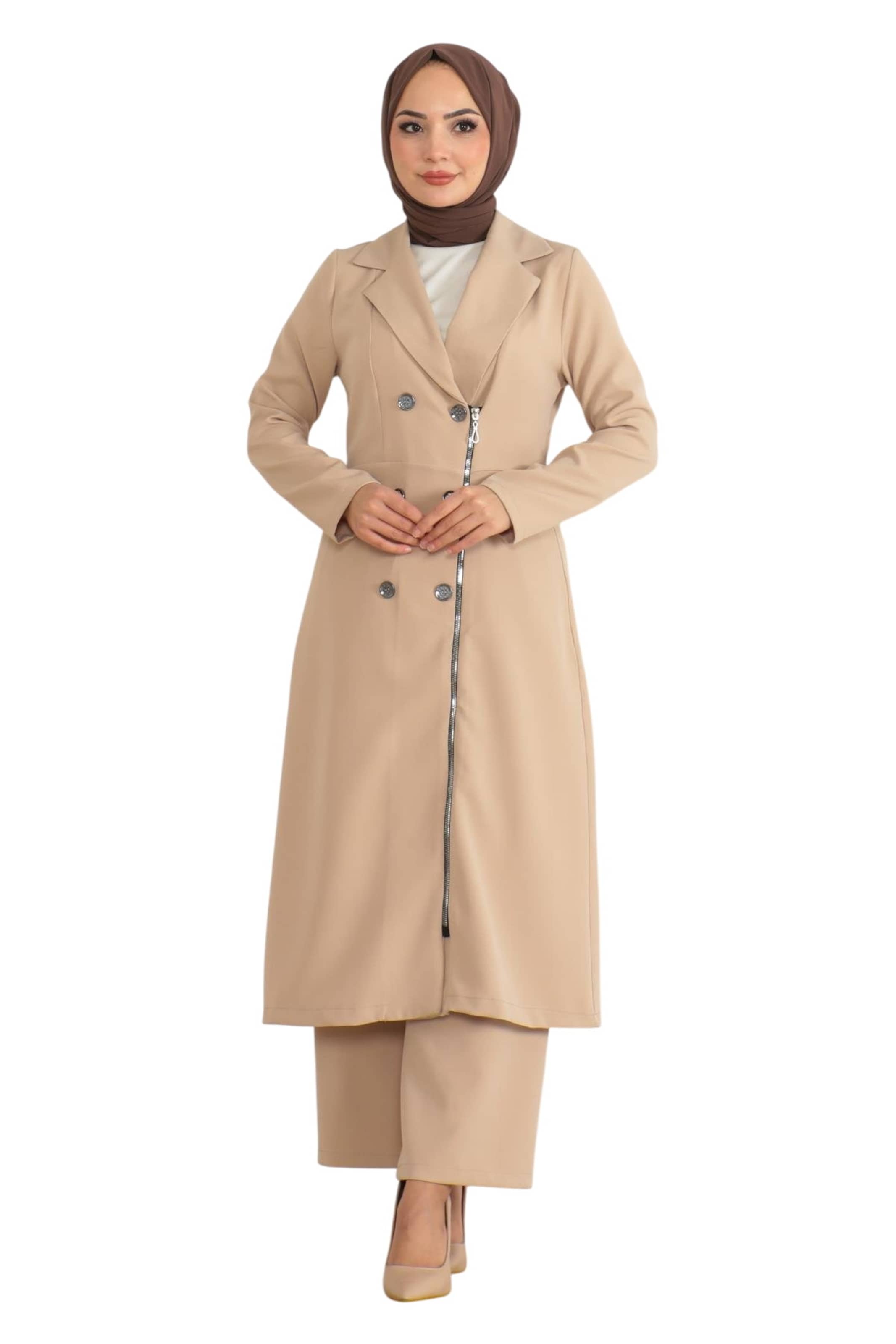 MODAMIHRAM Broekpak in Beige