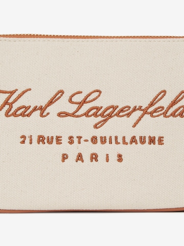 Karl Lagerfeld Olkalaukku 'Hotel' värissä beige