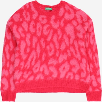 UNITED COLORS OF BENETTON Sweter w kolorze różowy: przód