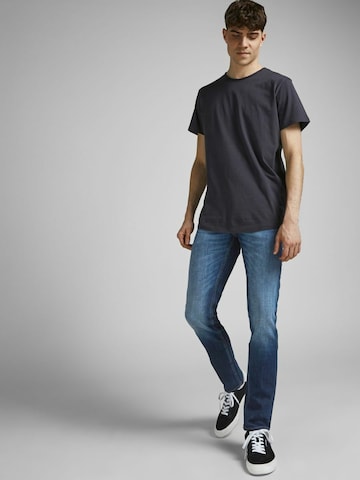 Coupe slim Jean 'Glenn' JACK & JONES en bleu