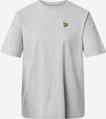 Lyle & Scott Oversized tričko – šedá: přední strana