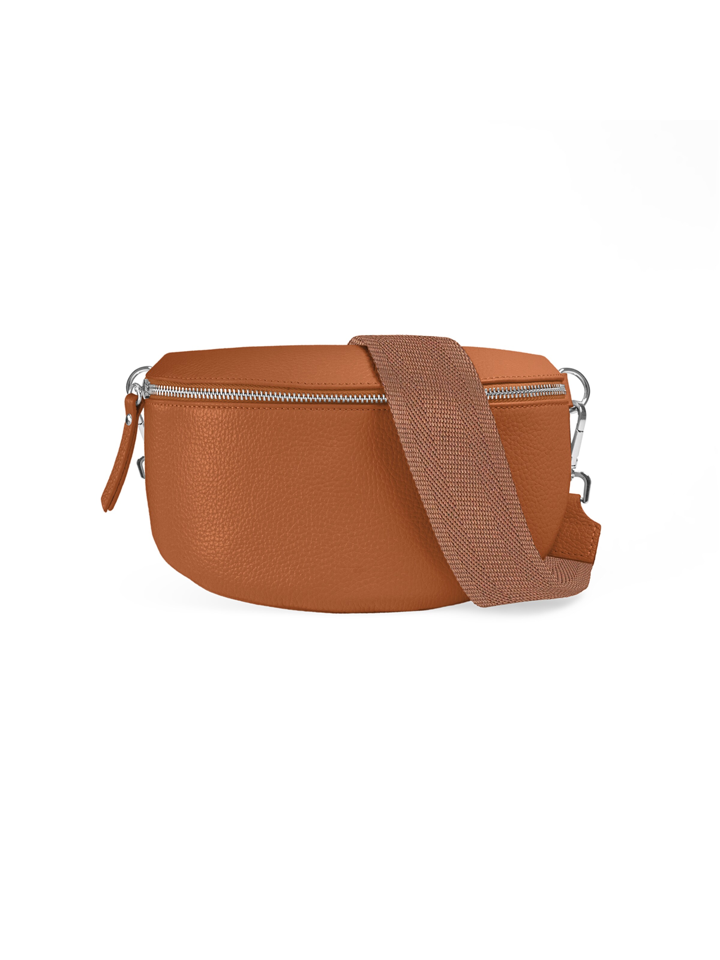 lePelou Gürteltasche 'MILA medium'‌ in Braun: Vorderseite