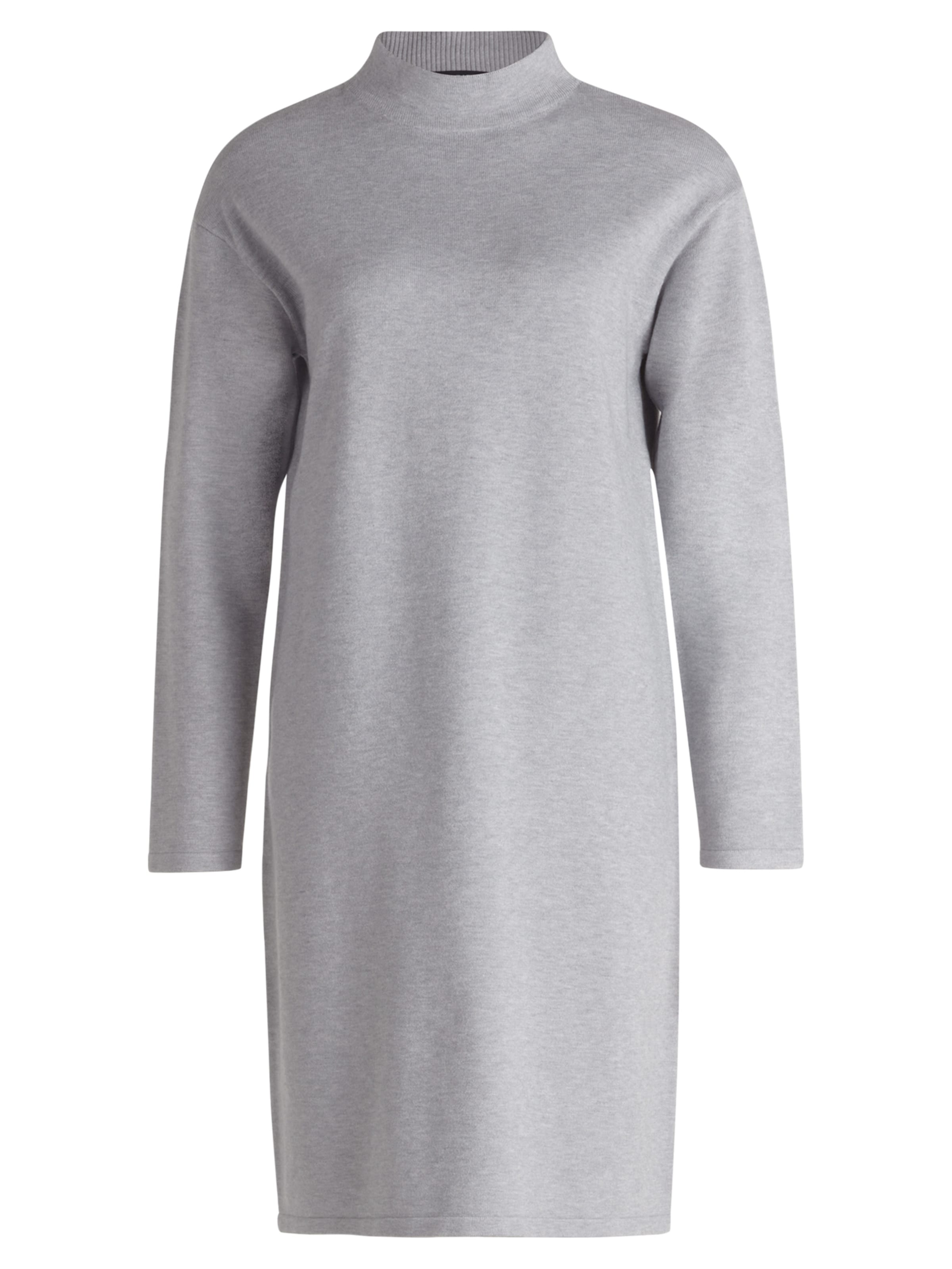 Robes en maille Betty Barclay en gris : devant