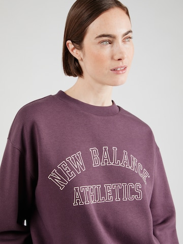 new balance Sweatshirt in Lila