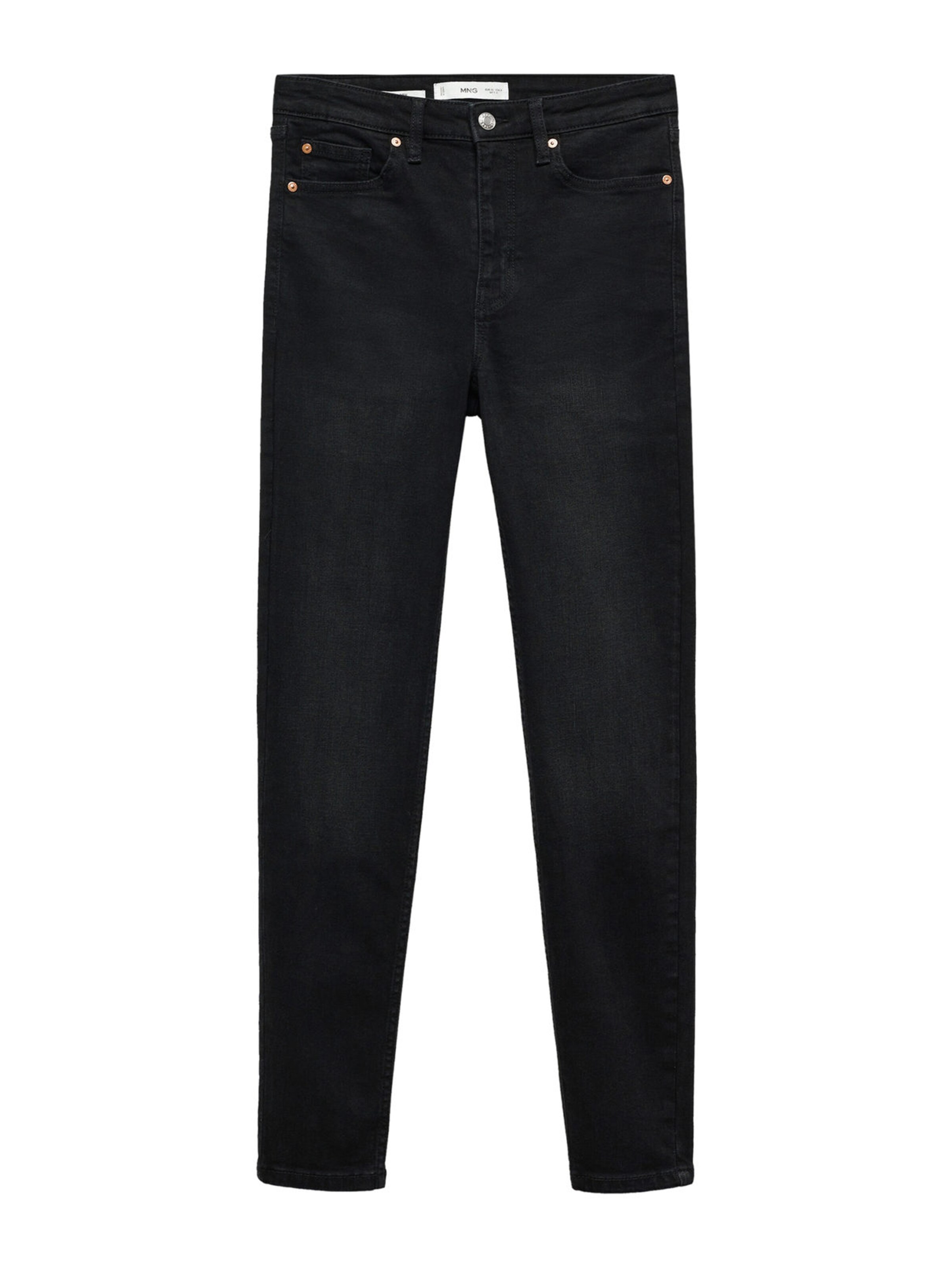 MANGO Skinny Jeans 'Abby' in Schwarz: Vorderseite