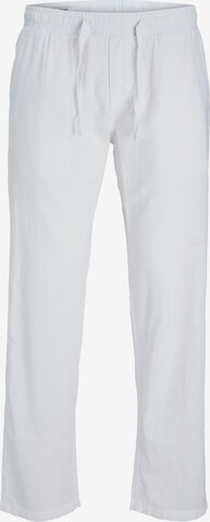 regular Pantaloni con pieghe 'Kane Summer' di JACK & JONES in bianco: frontale