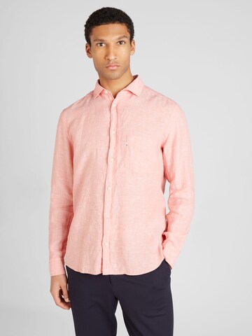 OLYMP - Ajuste regular Camisa de negocios en rosa: frente