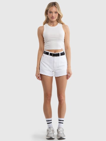 BIG STAR Regular Trousers 'AUTHENTIC GIRL' in White