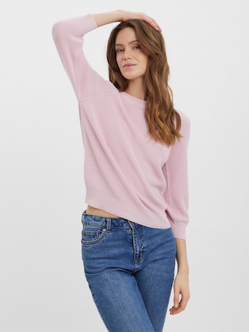 VERO MODA Sweater 'Lex Sun' in Pink: front