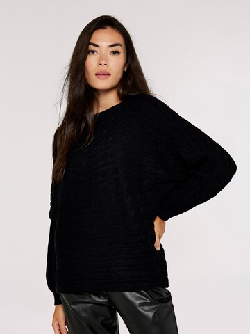 Pull-over ' ' Apricot en violet : devant