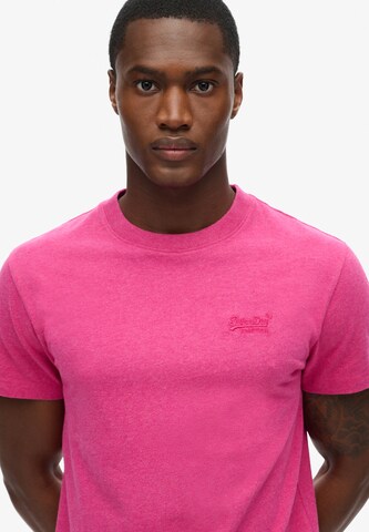 Superdry Shirt 'Essential' in Pink