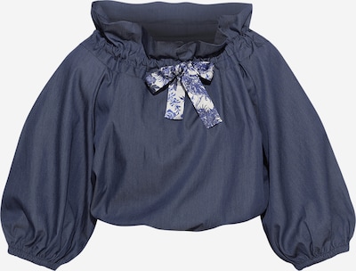 JIORO Bluse 'ASIA SKY' in blau, Produktansicht