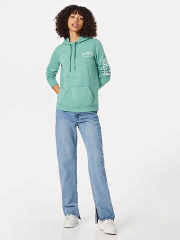 HOLLISTER Sweatshirt in Green