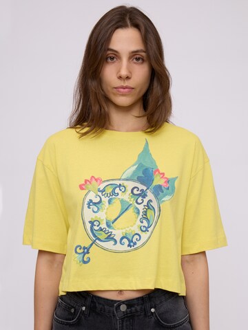 Maglietta ' Me ' di Odd Molly in giallo: frontale