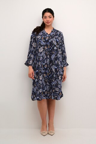 Robe KAFFE CURVE en bleu