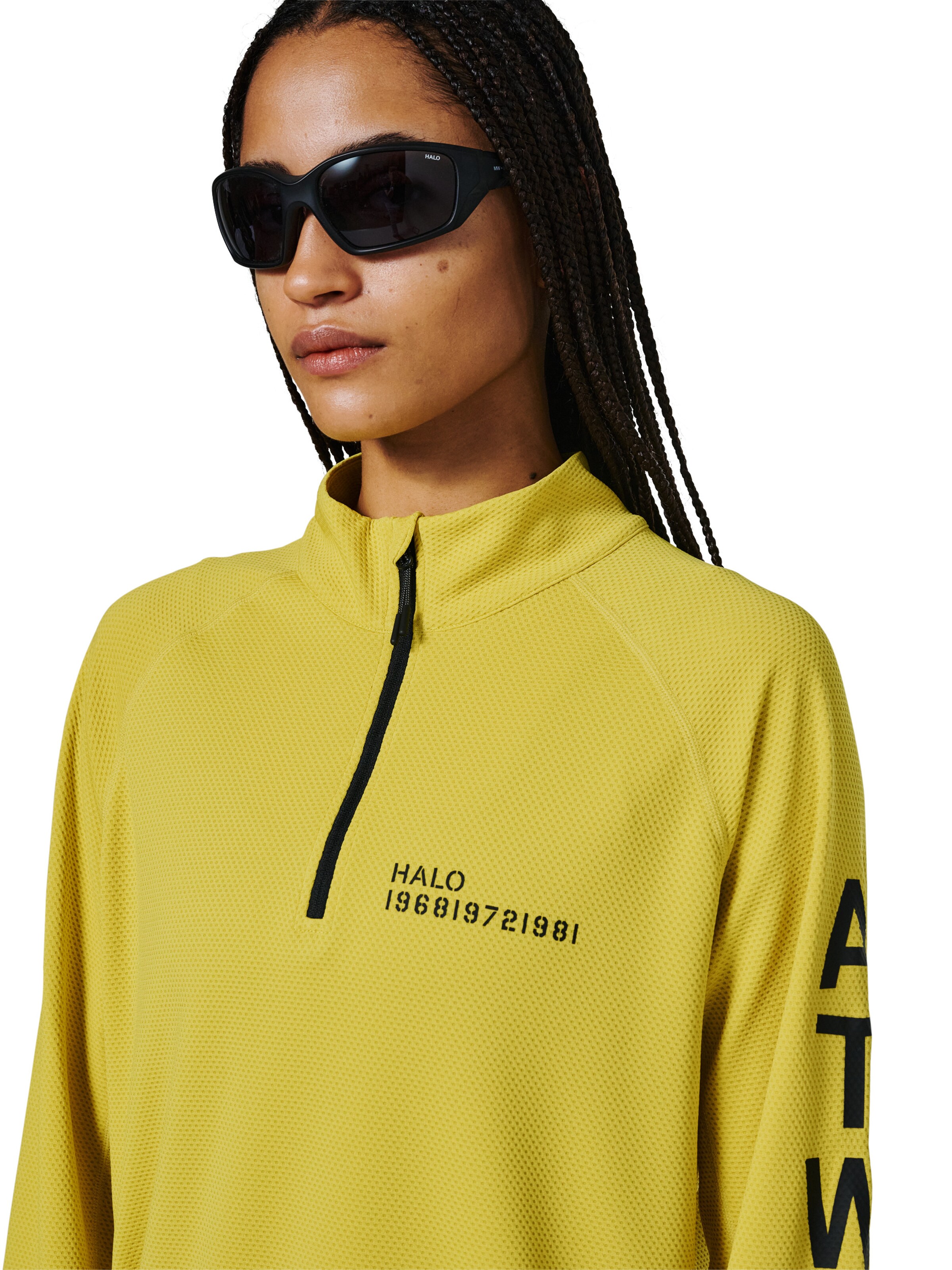 HALO Functioneel shirt in Geel