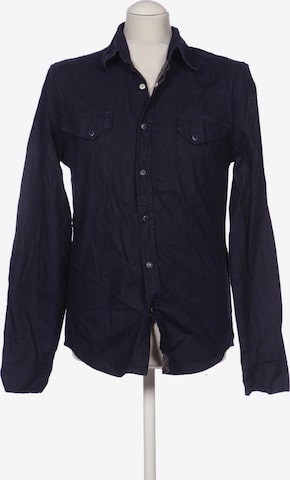 Nudie Jeans Co Button Up Shirt in M in Blue: front