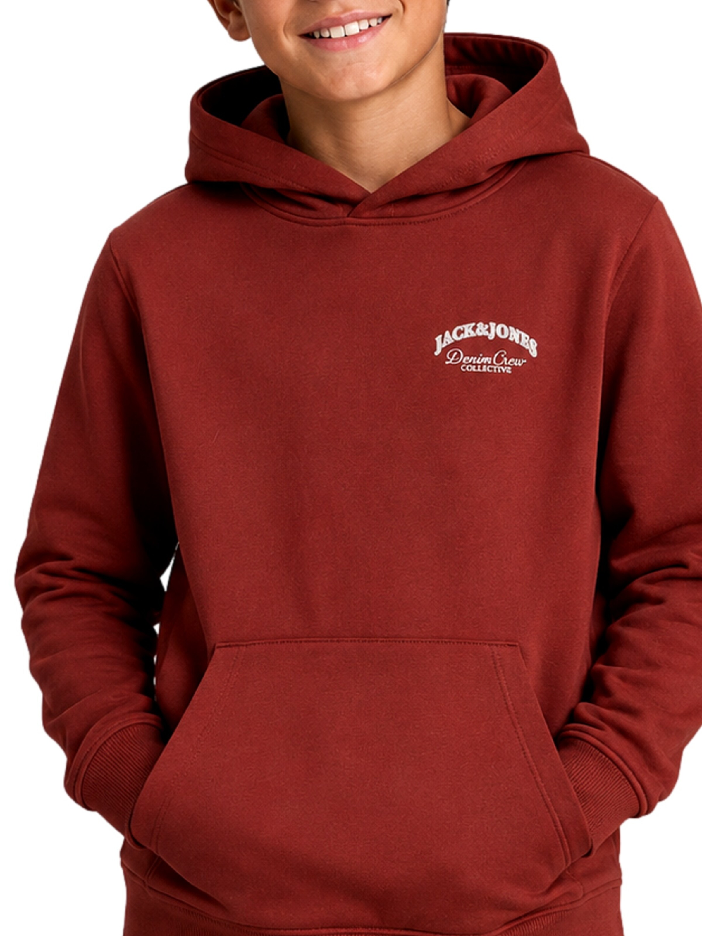 Jack & Jones Junior Свитшот 'JJEBrandes' в Красный