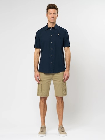 MCS Regular fit Overhemd 'Fort Worth' in Blauw