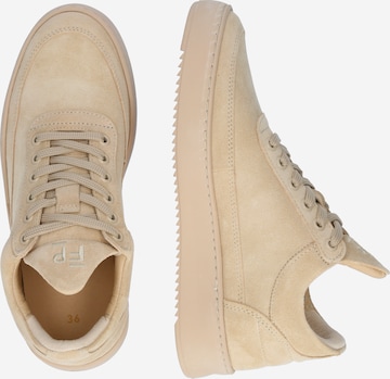 Filling Pieces Platform trainers in Beige