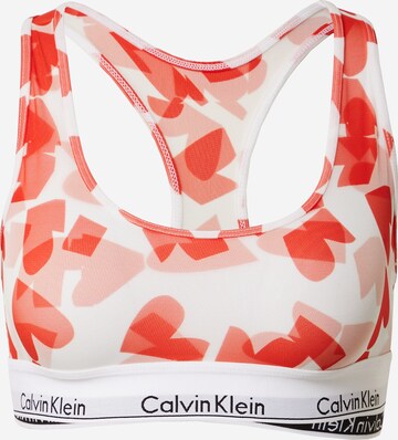 Calvin Klein Underwear Bustier Rintaliivi värissä punainen: edessä