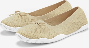 LASCANA Ballet Flats in Beige