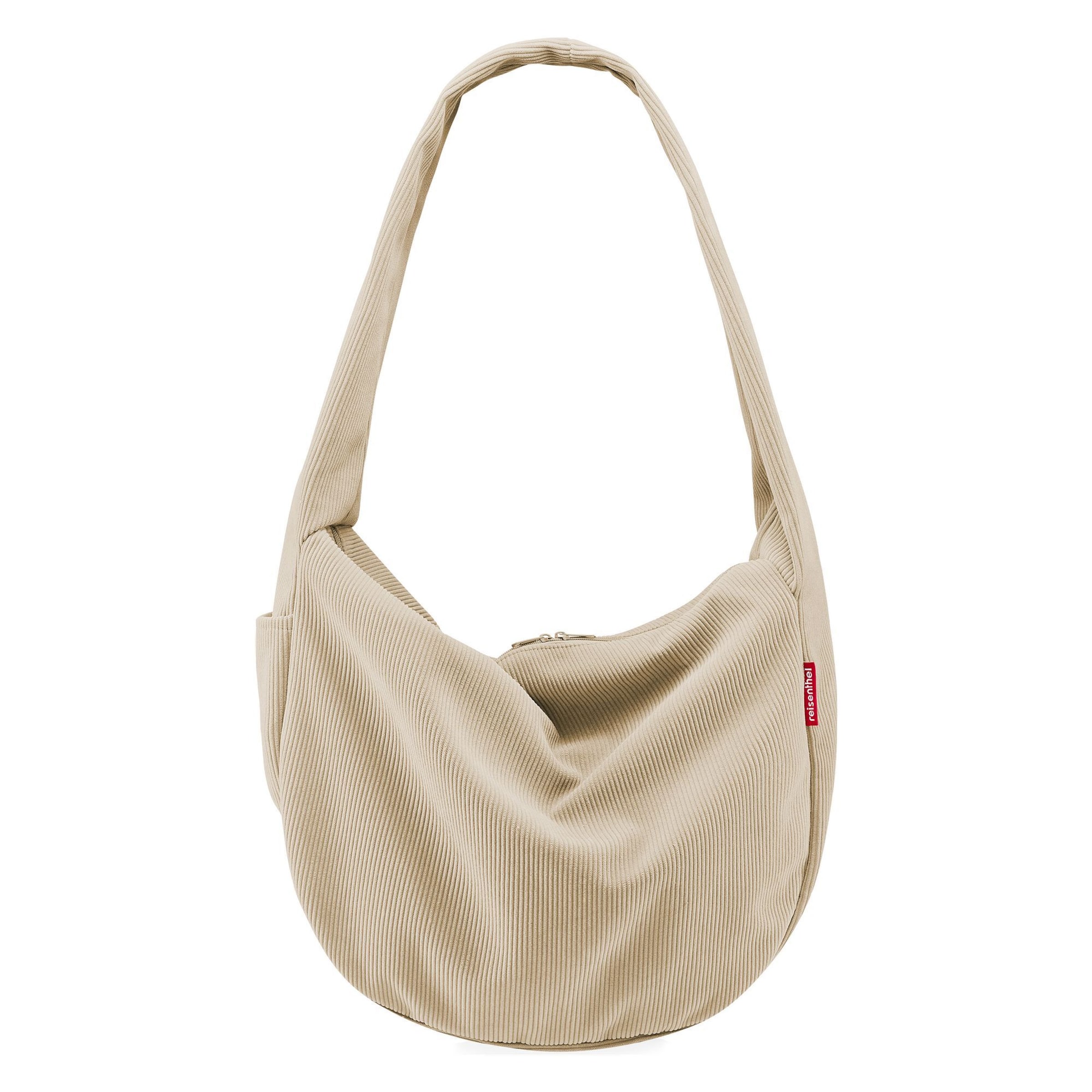 REISENTHEL Shoulder Bag 'Moonbag' in Beige: front