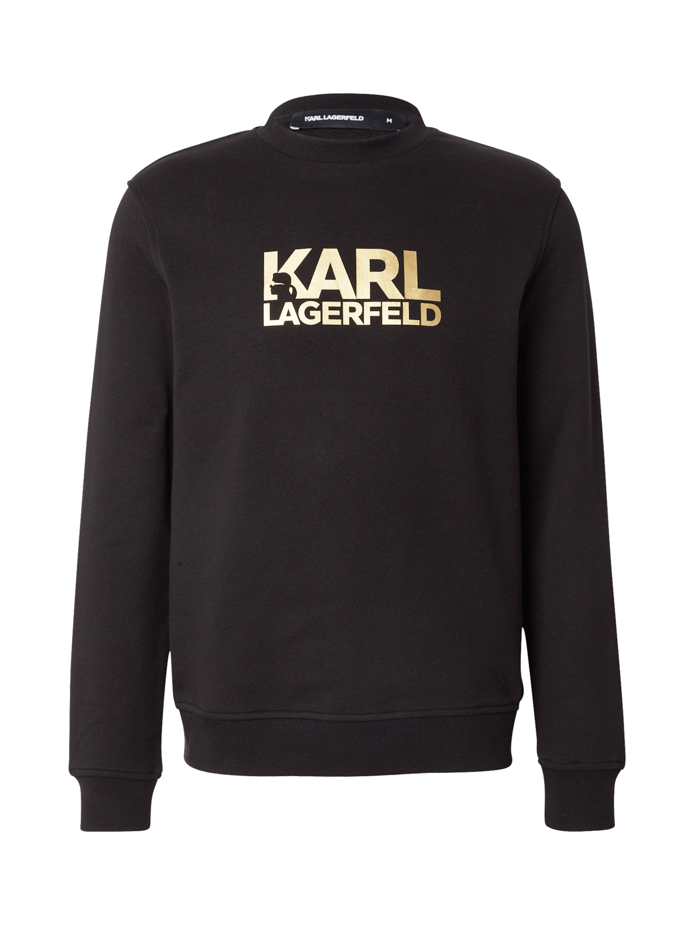 Karl Lagerfeld Majica | črna barva: sprednja stran