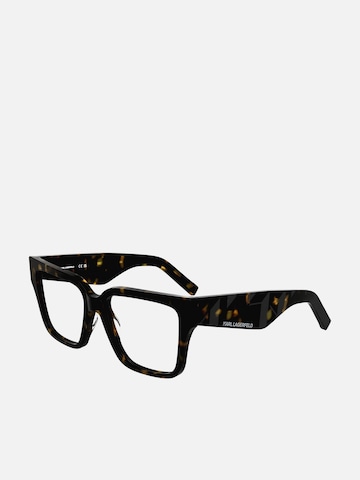 Karl Lagerfeld Sonnenbrille in Braun: Vorderseite