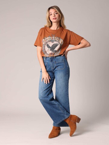 T-shirt 'States' Deeluxe en orange