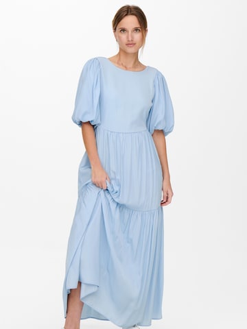 Robe 'Luna' ONLY en bleu : devant