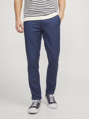 JACK & JONES regular Bukser i blå: forside