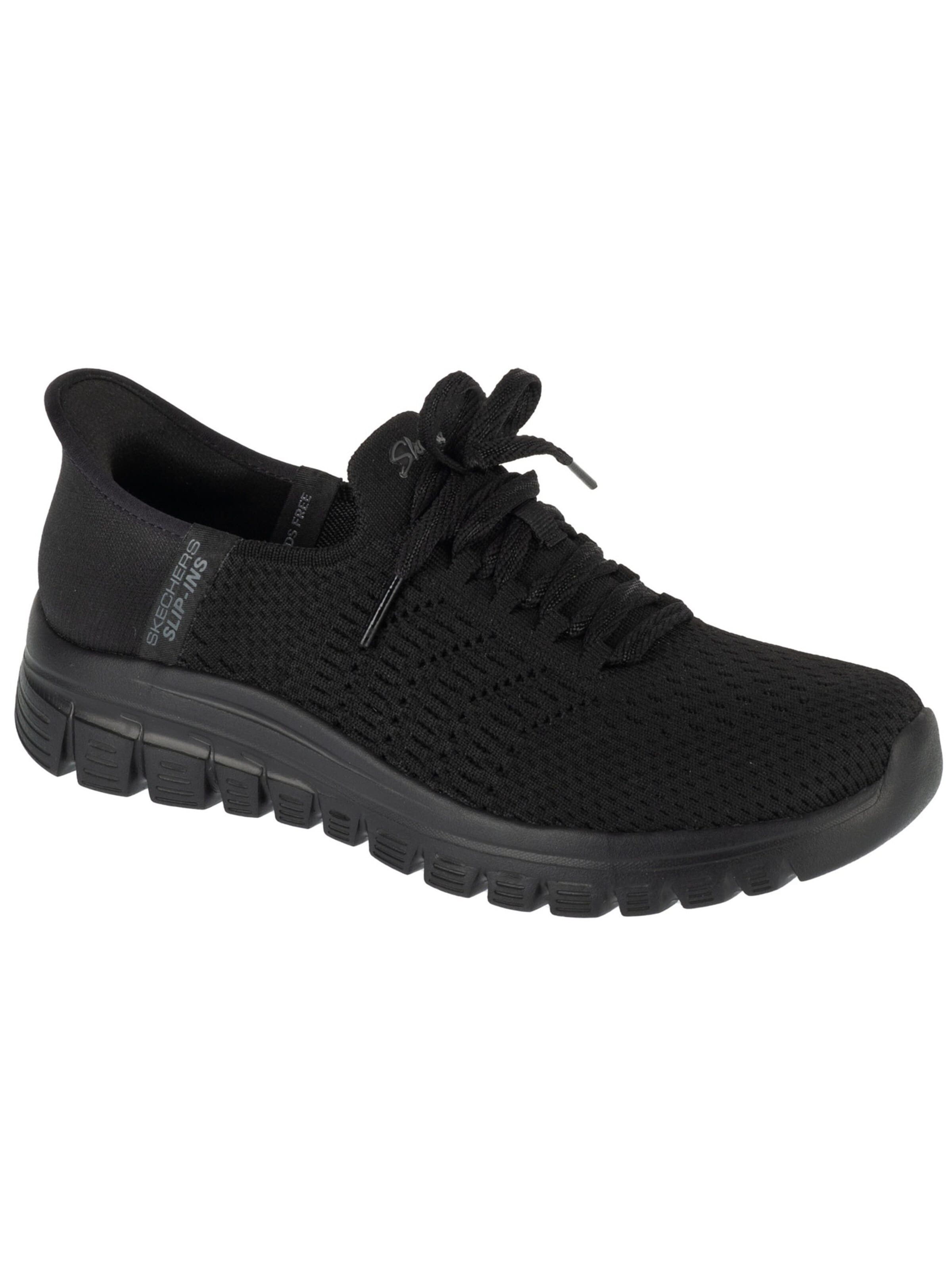 SKECHERS Sneakers laag 'Graceful - First Blush' in Zwart: voorkant