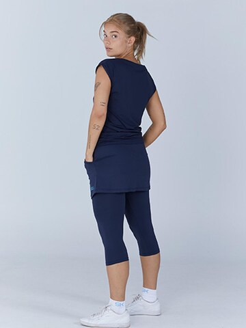 SPORTKIND Performance shirt 'Loose Fit V-Neck' in Blue