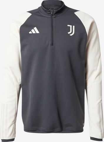 ADIDAS PERFORMANCE Athletic Sweatshirt 'Juventus Tiro 23 ' in Grey: front