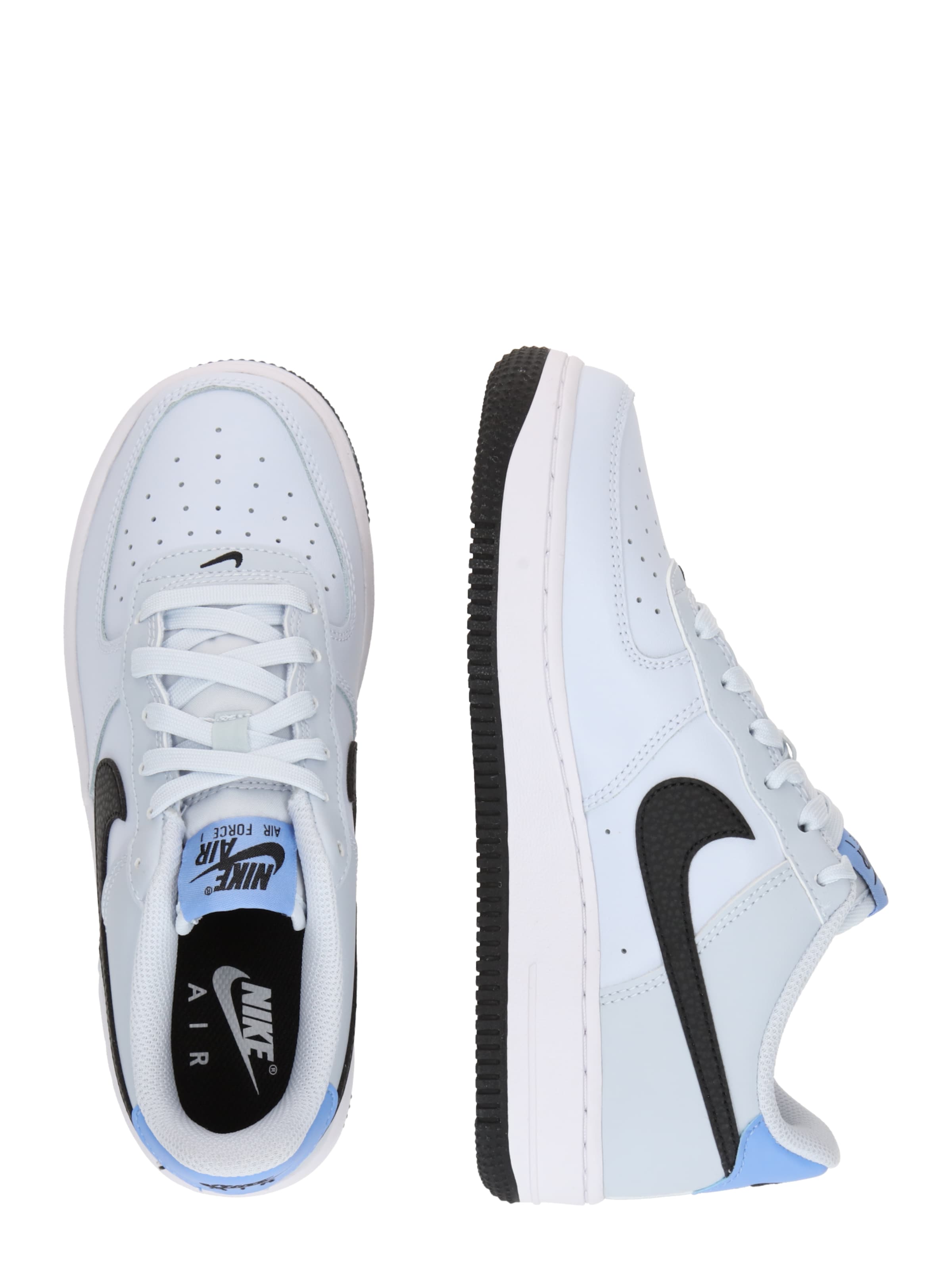 grey nike air force trainers