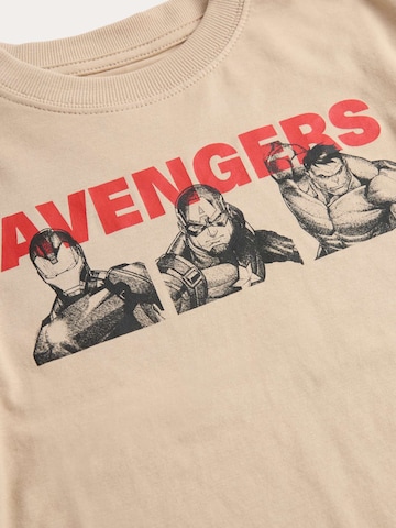 T-Shirt 'Marvel™' Marks & Spencer en beige