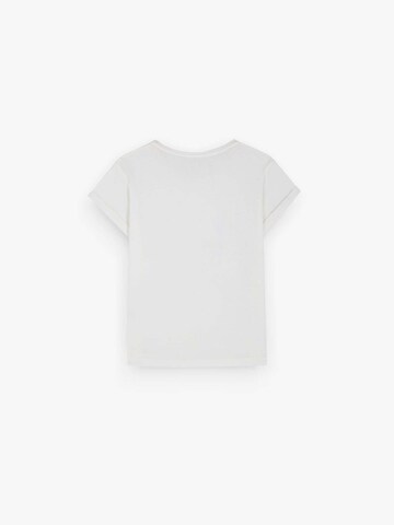 Scalpers Shirt 'Shiny Skull' in White