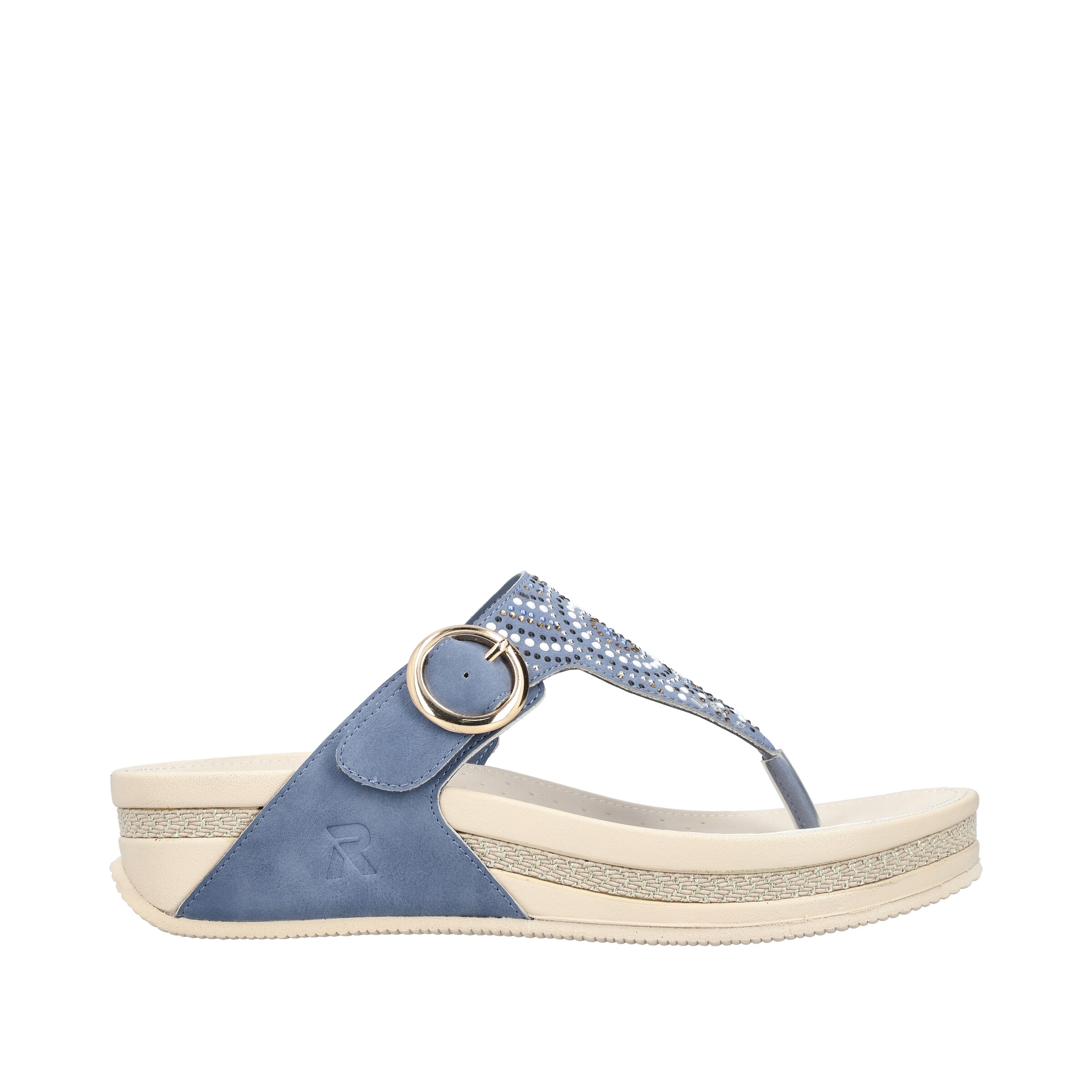 Tongs 'V1465' Rieker en bleu